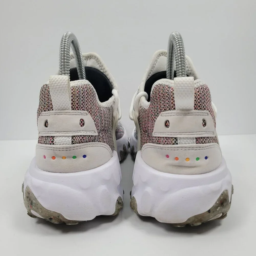 Nike 9 React Presto Flyknit Men's Multicolor Running Shoes CN1709-100 US Size 10 - Picture 4 of 8